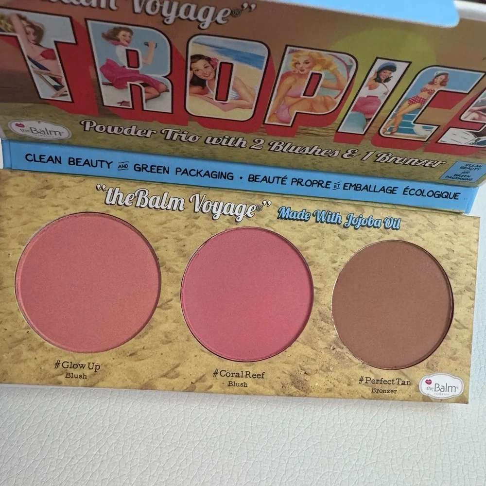 NEW TheBalm tropics powder trio